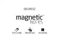 Officeworks Tesla Amazing Magnetic Notes 100 x 70mm Clear offer