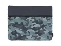 Officeworks Studymate Large Twin Zip Pencil Case Camo Grey offer