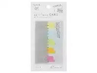 Officeworks Kanmido Coco Fusen Mini Flags with Holder 5.5x32mm Assorted 5 Pack offer