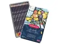 Officeworks Derwent Studio Coloured Pencils 12 Pack offer