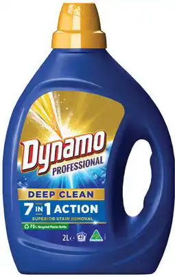 IGA Dynamo Professional Laundry Liquid Selected Varieties offer