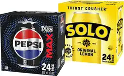 IGA Pepsi or Schweppes 24x375mL Selected Varieties offer