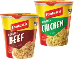 IGA Fantastic Cup or Bowl Noodles 70‑85g Selected Varieties offer