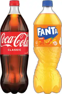 IGA Coca-Cola, Sprite or Fanta 1.25 Litre Selected Varieties offer