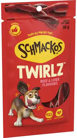 IGA Schmackos Twirlz Dog Treats Selected Varieties offer