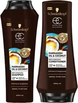 IGA Schwarzkopf Extra Care Hair Repair Shampoo or Conditioner 400mL Selected Varieties offer