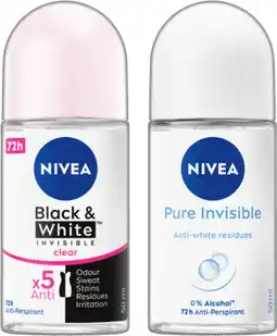 IGA Nivea Anti‑perspirant Roll On Selected Varieties offer