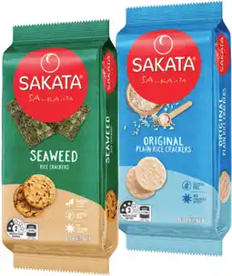 IGA Sakata Rice Crackers 80‑90g Selected Varieties offer