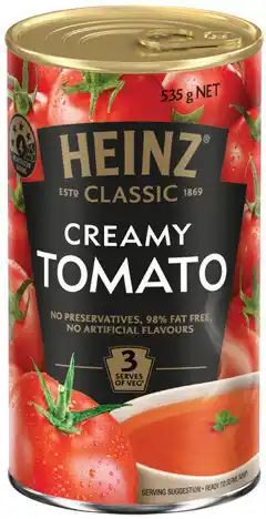 IGA Heinz Classic Canned Soup 520‑535g Selected Varieties offer