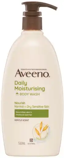 IGA Aveeno Daily Moisturising Body Wash Selected Varieties offer