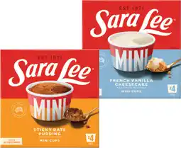 IGA Sara Lee Mini Cups Selected Varieties offer