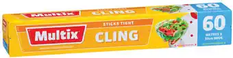 IGA Multix Cling Wrap 60m×33cm offer