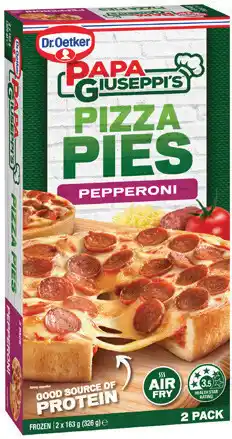 IGA Dr. Oetker Papa Giuseppi’s Pizza Pies Selected Varieties offer