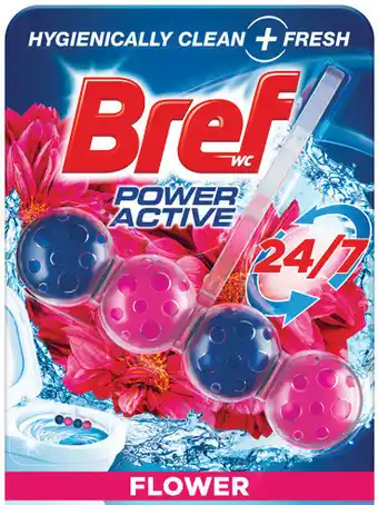 IGA Bref Power or Blue Active Toilet Cleaner 50g Selected Varieties offer