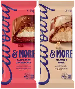 IGA Cadbury & More Chocolate Block Selected Varieties offer