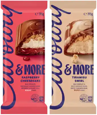 IGA Cadbury & More Chocolate Block Selected Varieties offer