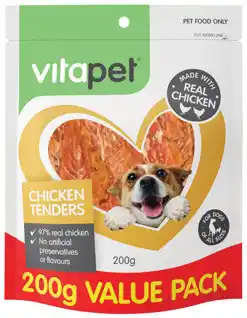 IGA Vitapet Chicken Tenders Dog Treats Value Pack Selected Varieties offer