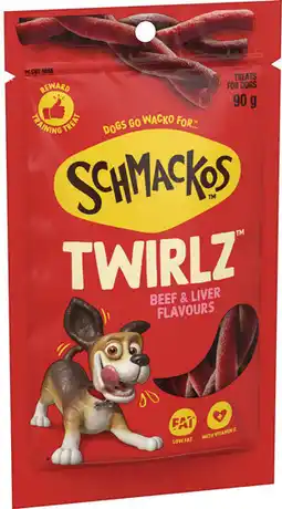 IGA Schmackos Twirlz Dog Treats Selected Varieties offer