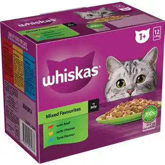 IGA Whiskas Favourites Wet Cat Food Selected Varieties offer
