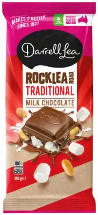 IGA Darrell Lea Chocolate Block 160‑180g Selected Varieties offer
