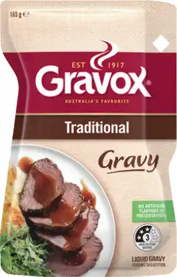 IGA Gravox Liquid Gravy Selected Varieties offer