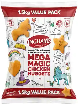 IGA Ingham’s Chicken Nuggets Value Pack Selected Varieties offer