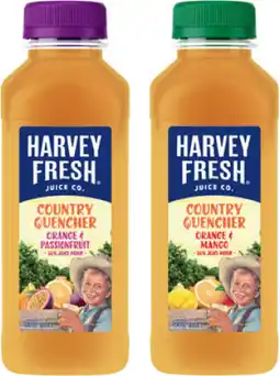 IGA Harvey Fresh Country Orange Juice Selected Varieties offer