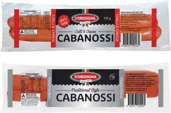 IGA D’Orsogna Cabanossi Selected Varieties offer