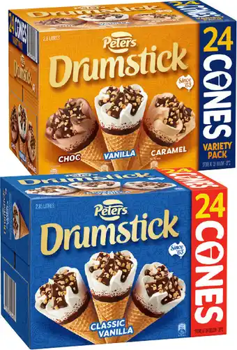IGA Peters Drumstick or Summer Faves 24 Pack Selected Varieties offer