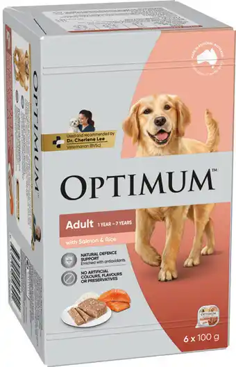 IGA Optimum Wet Dog Food Selected Varieties offer