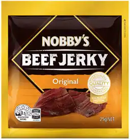 IGA Nobby’s Beef Jerky Selected Varieties offer