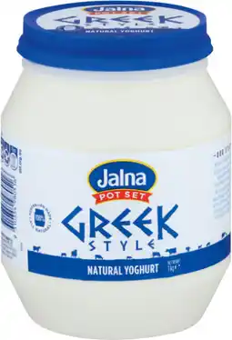 IGA Jalna Pot Set Yoghurt Selected Varieties offer