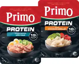 IGA Primo Protein Roast Chicken 150g or Primo Protein Double Smoked Leg Ham 190g offer