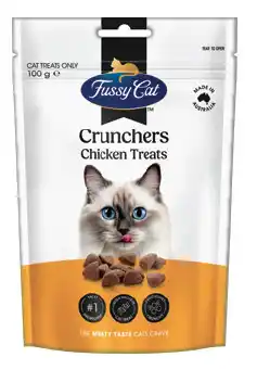IGA Fussy Cat Crunchers Cat Treats Selected Varieties offer