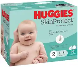 IGA Huggies SkinProtect Nappies or Nappy Pants 40-108 Pack Selected Varieties offer