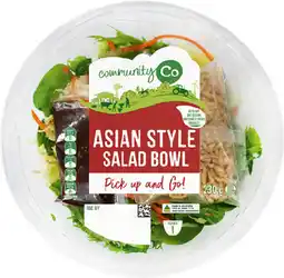 IGA Community Co Asian Style Salad Bowl offer
