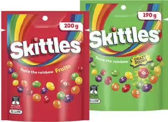 IGA Skittles Share Pack Selected Varieties offer