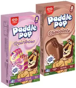 IGA Streets Paddle Pop Selected Varieties offer