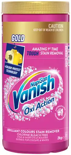 IGA Vanish NapiSan Gold Oxi Action Selected Varieties offer