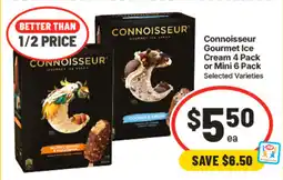 IGA Connoisseur Gourmet Ice Cream offer