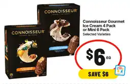 IGA Connoisseur Gourmet Ice Cream offer