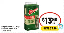 IGA Bega Farmers' Tasty Cheese Block offer