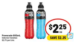 IGA Powerade 600mL Selected Varieties offer