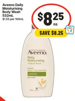 IGA Aveeno Daily Moisturising Body Wash offer