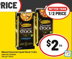 IGA Massel Gourmet Liquid Stock offer