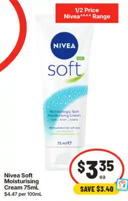 IGA Nivea Soft Moisturising Cream offer