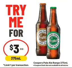 IGA Coopers Pale Ale Range offer