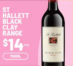 IGA St Hallett Black Clay Shiraz offer