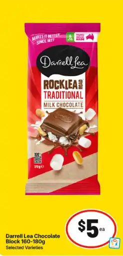 IGA Darrell Lea Chocolate Block offer