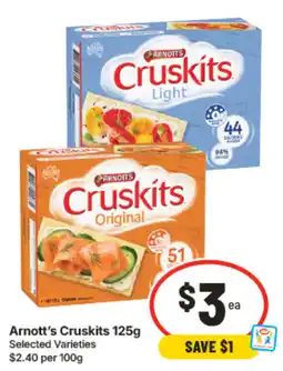 IGA Arnott's Cruskits Selected Varieties offer